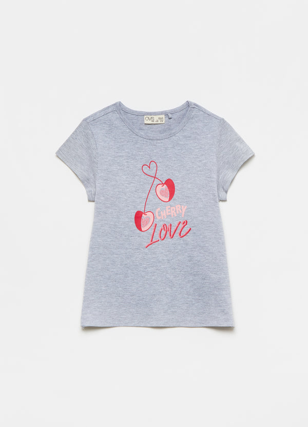 OVS Girls Cherry Love T-Shirt