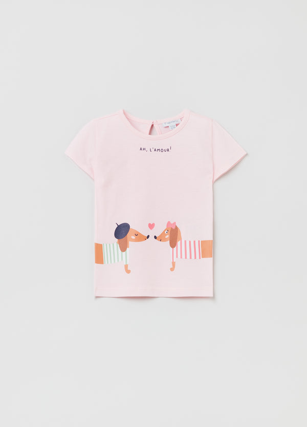 OVS Baby Girl Sausage Dog Print T-Shirt
