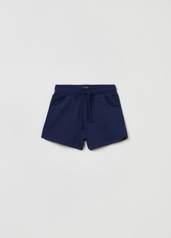 OVS Girls Stud Detail Jersey Short