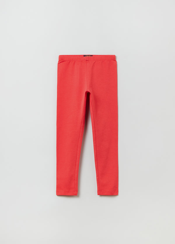 OVS Kids Girl Solid Colour Stretch Leggings