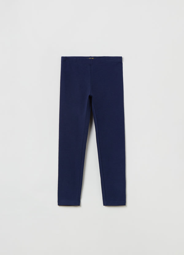 OVS Kids Girl Solid Colour Stretch Leggings