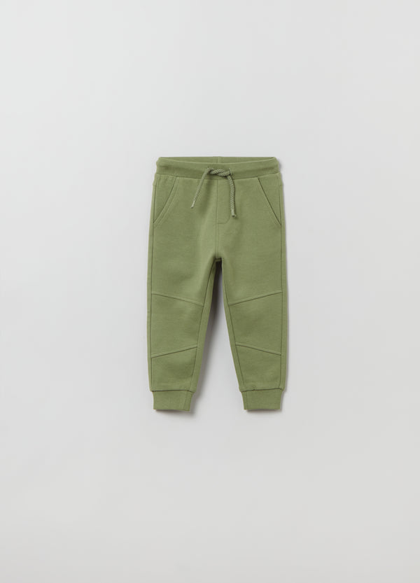 OVS Kids Boy Plush Joggers With Drawstring