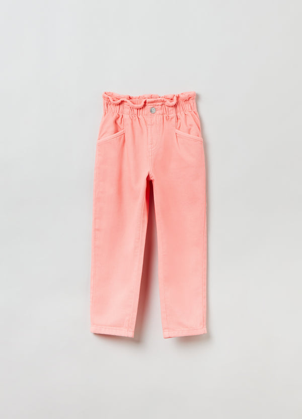 OVS Kids Girl Paper Bag Jeans With Pockets