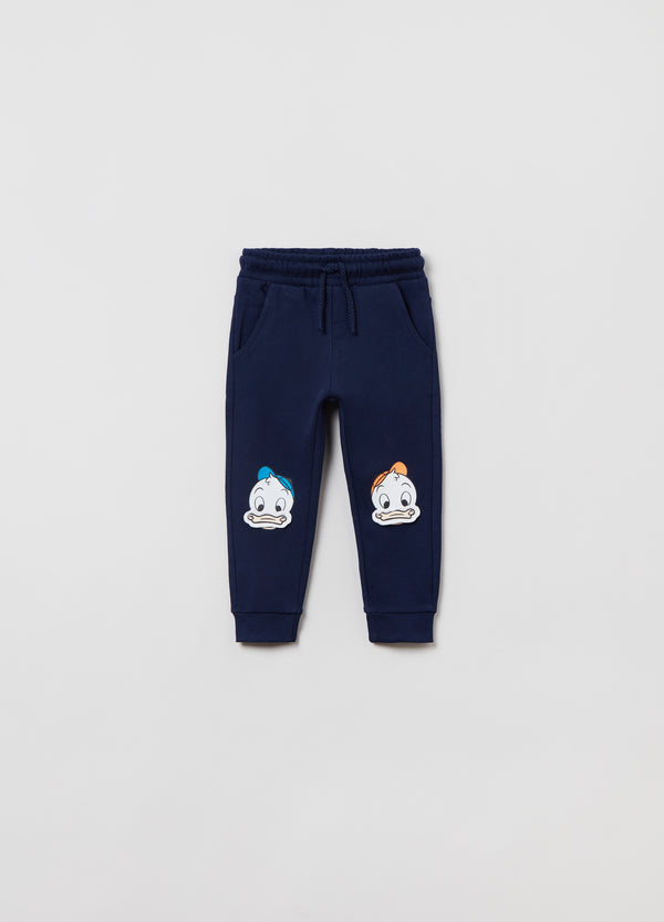 OVS Kids Boy Disney Baby Huey, Dewey, And Louie Plush Joggers
