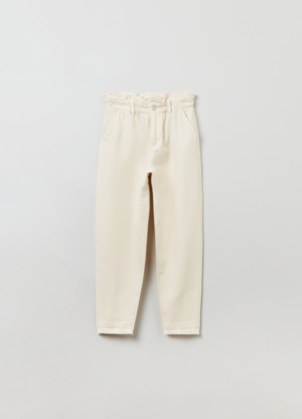 OVS Kids Girl Paper Bag Jeans With Pockets