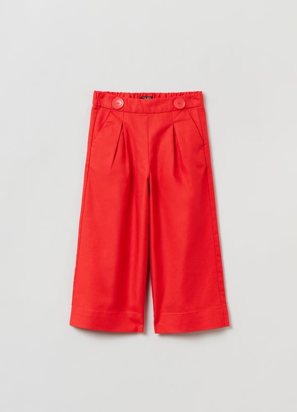 OVS Kids Girl Cotton And Lyocell Culottes