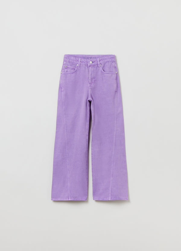 OVS Kids Girl Wide-Leg Jeans With Five Pockets