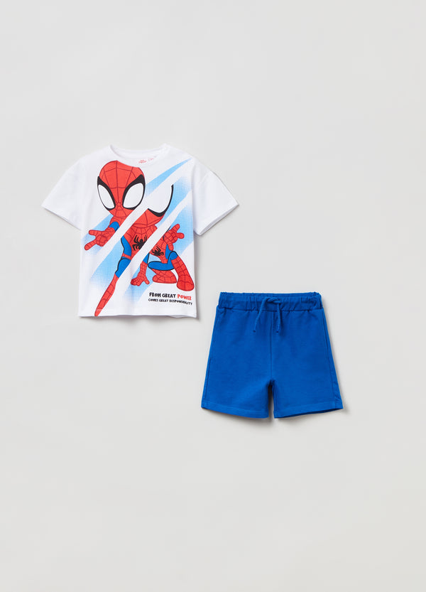 OVS Kids Boy Jogging Set With Marvel Spider-Man Print