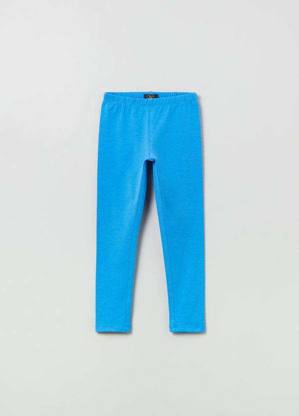 Leggings in stretch cotton