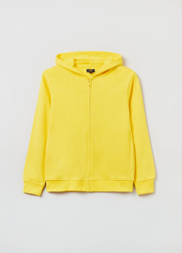 OVS Cotton Full-zip Sweatshirt With Hood