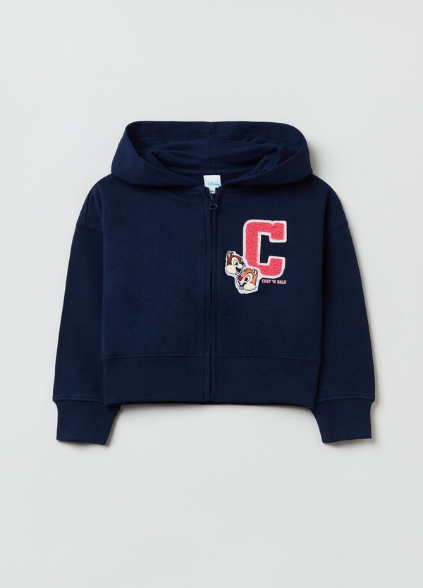OVS Full-zip Top With Disney Chip ’n’ Dale Patch