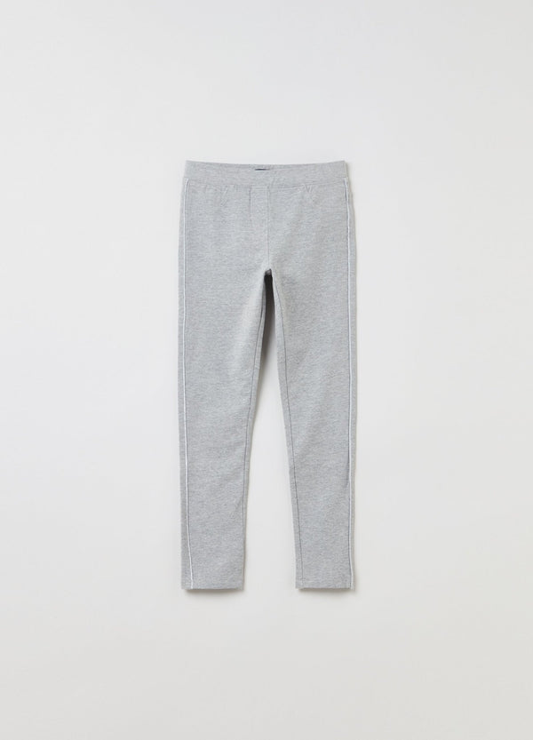 OVS Girls Mélange Leggings With Inserts On The Sides