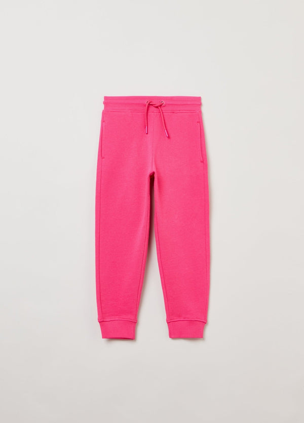OVS Girls Plush Joggers With Drawstring