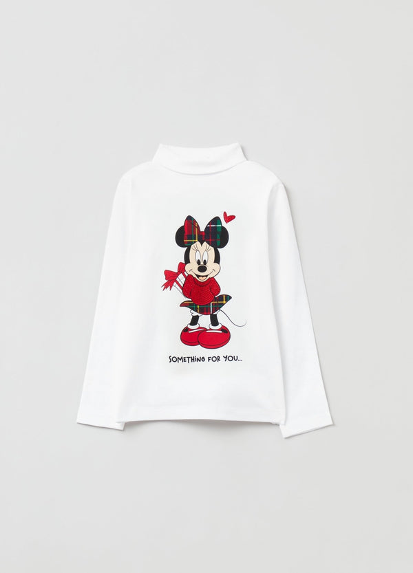 OVS Girls Tartan Minnie Turtleneck