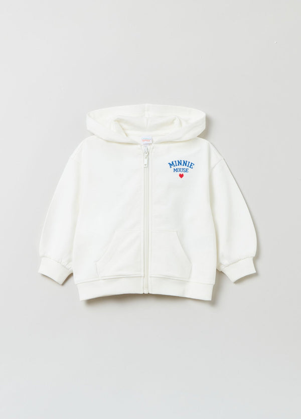 OVS HOUSEBRAND Full-zip Sweatshirt With Minnie And Mickey Mouse Hood