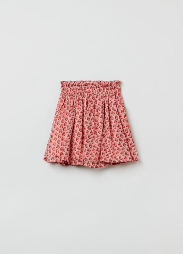 OVS HOUSEBRAND Pleated Skirt With Floral Print