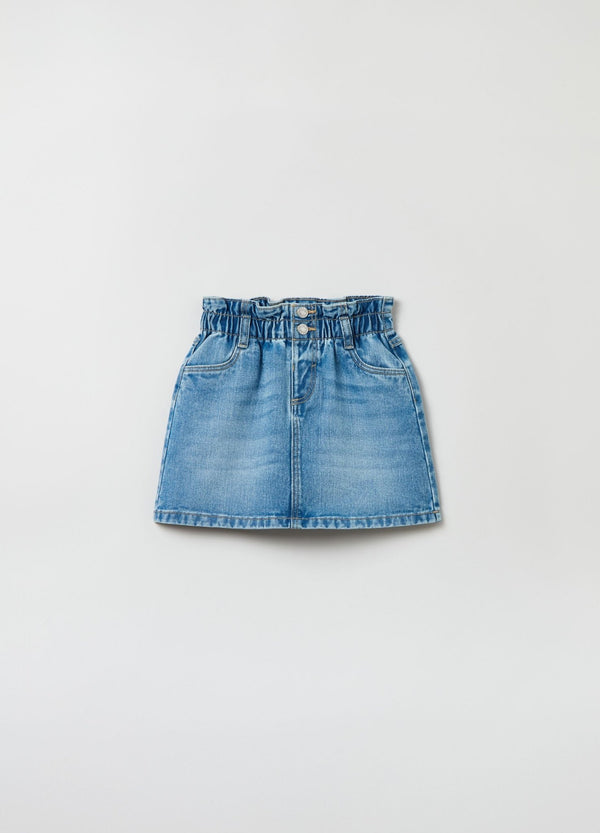 OVS HOUSEBRAND Slouchy Miniskirt In Denim