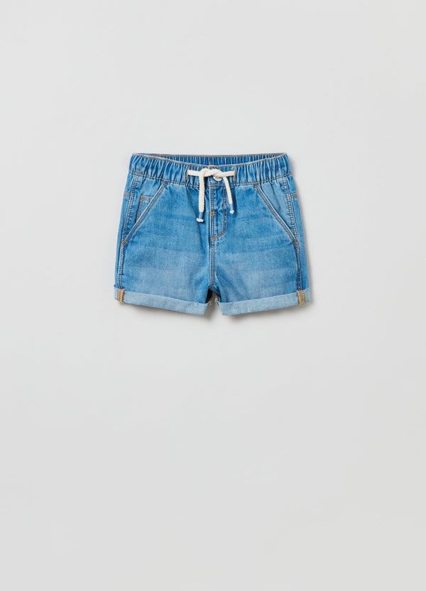 OVS Kids Boy Denim Shorts With Drawstring