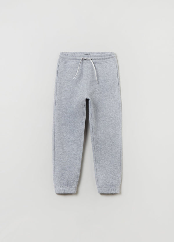 OVS Kids Boy Plush Joggers With Drawstring