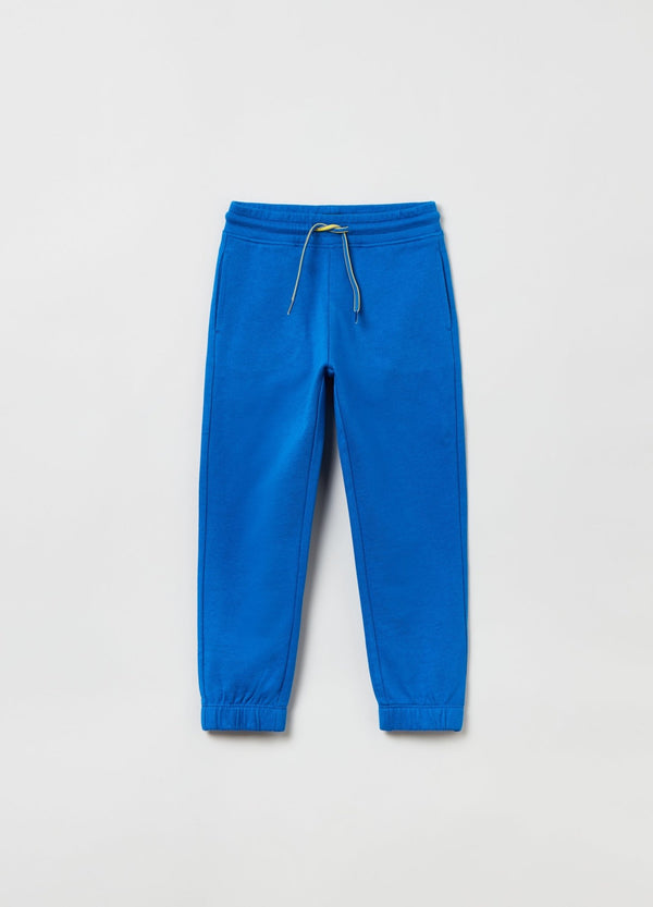OVS Kids Boy Plush Joggers With Drawstring