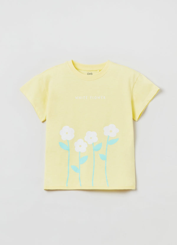 T-shirt with glitter print